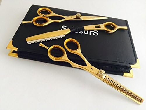 5.5"professional Razor Edge Hair Cutting Scissors Shears Hairdressing Scissors Barber Shears