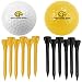 NCAA Southern Miss Golden Eagles Golf Balls and Tees Set - White/Gold/Black