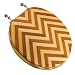 Comfort Seats C1B2R2-21BN Wood Round Toilet Seat with Brushed Nickel Hinges, Zebra Bamboo