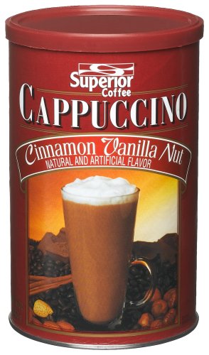 Sara Lee  Superior Cinnamon Vanilla Nut Cappuccino, 16-Ounce Tins (Pack of 3)