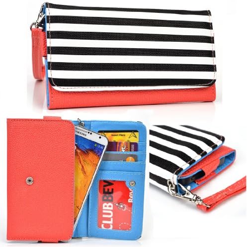 Women's Zip Wallet with Strap for Karbonn S5 Titanium Mobile