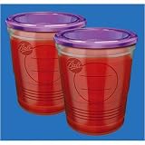 Ball #82000 5-Pk. 8-Oz. Plastic Freezer Jars by JARDEN HOME BRANDS