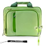 Sony DVPFX950 9-Inch Portable DVD Player Shoulder Traveling Case + Includes a eBigValue (TM) Determination Hand Strap Key Chain + Includes a Crystal Clear High Quality HD Noise Filter Earbuds Earphones Headphones 3.5mm Jack