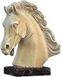 Parthenon Horse Head on Marble Base