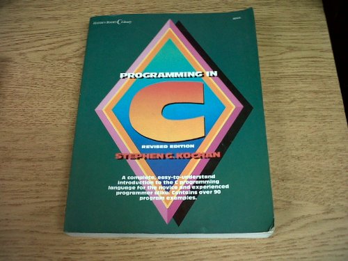Programming in C (Hayden books C library)