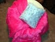 Hot Pink Plush Fun Fur | Faux Fur Throw | Reversible | 60 Inches by 70 Inches