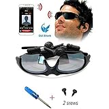 Oldshark Wireless Music Sunglasses with Stereo Handsfree Bluetooth 4.1 Headset Headphone for iPhone4 / 5 / 5S, Samsung Galaxy S3 S4 S5, Note2 / Note3, HTC, LG and All Smart Phones or PC Tablets with Bluetooth Function