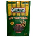 Nathan's Famous Hot Dog Treats, All Beef, 4-Ounce Ziplock Bags (Pack of 4)