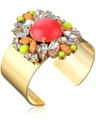 Juicy Couture Oval Gemstone Bangle Bracelet, 2.19"