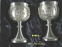 Eagle Pewter Goblets 'Romance' - 2 pc