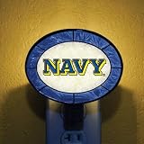 Navy Midshipmen Glass Nightlight
