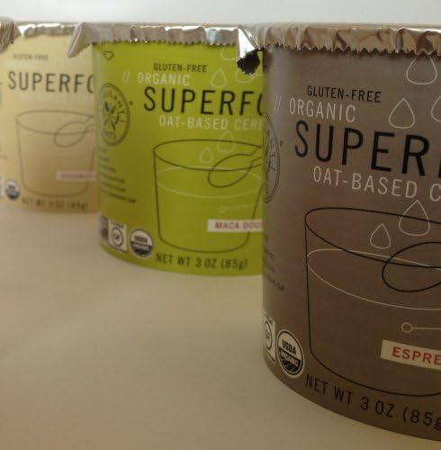 Vigilant Eats - Organic Superfood Oat-Based Cereal - 03/3 oz Containers (one of each 3 NEW Flavors). Try all of the fantastic new flavors in this 3 pack sampler! With new flavors we want to make it simple for our existing customers to try them all!