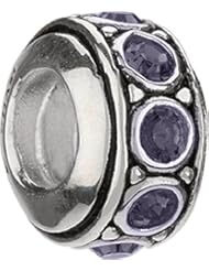 Chamilia Silver Swarovski June Wheel Birthstone Bead Charm
