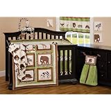 Bean Sprout Silhouette Safari 6 piece Crib Set by Bean Sprout