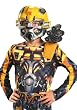 Boys Bumblebee Missle Launcher (As Shown;One Size)