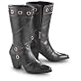 $120 Harley Davidson Saunter Womens Black Boots Shoes