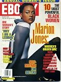 Ebony March 2001 Marion Jones Cover, Women's Issue, Why I Am A Lesbian, How to Please Your Man, Self-Defense for Sisters, 10 Most Powerful Black Women