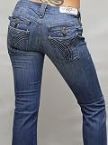 TAVERNITI SO JANIS 18 3D BIKER JEANS IN 2ND HAND WASH