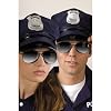 Brille Polizei, verspiegelt