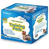 All-Absorb 120 Count Training Pad, 17.5 by 23.5-Inch, White and Blue