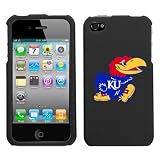 iPhone 4 4S Kansas City Jayhawks Black Superior Snap on Hard Cover