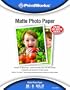 Printworks Matte 8-1/2 x 11-Inch Photo Paper 50 Sheets (00471)