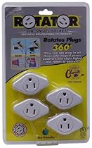 ROTATOR GR7100 Swivel Socket Power Adaptor, 4-Pack