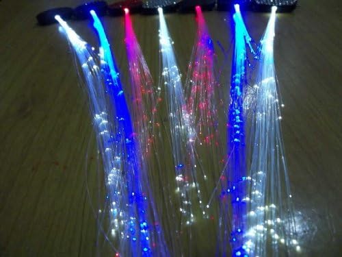 Led Fiber Optic Light-up Hair Barrette; Color: Rainbow; Brand: Pixi Hair (Tm)