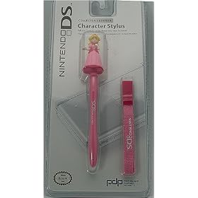 Mario Collector's Edition Charater Stylus Pen For Nintendo DS - Princess Peach Figure Top