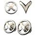 X-Men 3: Prof. Xavier's Cufflinks & Tie Tack + Magneto's Collar Pin Prop Replicas