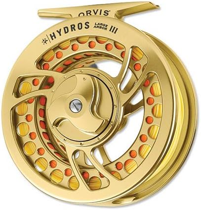 Orvis Hydros Large Arbor IV Fly Reel, Gold - with free $20 gift card