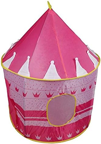 ICBC Funny Portable Folding Princess Tent Children Toy Play House-Pink
