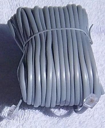 Line Cord 100 Ft Silver Satin 4 Conductor New in a Factory Sealed Bag