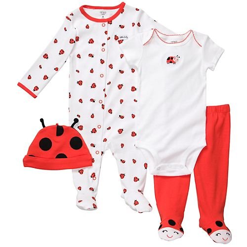 Carter's Ladybug 4-pc. Sleep & Play Set RED/WHITE 