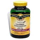 Spring Valley - Lecithin Concentrate from Soy 400 mg, 250 Softgels