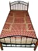 Maroon Floral Print Indian Bedding Bed Linen Cotton Bedspreads Bed Cover