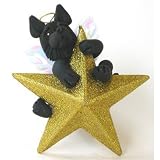 German Shepherd Dog (Black) STAR Ornament