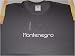 I Love Montenegro - Ladies Short Sleeve Gildan g640l Rhinestone Shirt