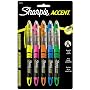 Sharpie Accent Liquid Pen-Style Highlighters, 5 Colored Highlighters(24575PP)