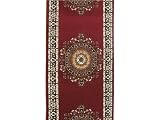 2'7 x 47'1 Red Kashan Runner Rug