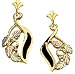 Stamper Black Hills Gold Earrings. 12K Solid Gold title=