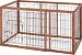 Pet Supplies : Richell Expandable Wood Pet Pen