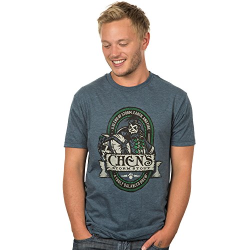 Heroes of the Storm Chen's Stout Men's Short Sleeve Blue Tee Shirt