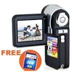 NEW HDDV2200 Black(2GB included) Dual Cam High Resolution DIGITAL VIDEO CAMCORDER / STILL CAMERA