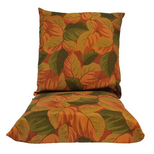Algoma 8020-138 Cushions for Hanging Chairs, Leaves Dark Melon Print