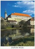 Color Czech Post Card: JINDRICHUV HRADEC, Jezuitska kolej s vezi kostela Nanebevzeti Panny Marie, MCU vydavatelstvi a velkoobchod Unios, PHOTO LIbor Svacek