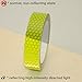 Oralite V98 Microprismatic Retroreflective Conspicuity Tape: 1 in. x 15 ft. (Fluorescent Lime Yellow)