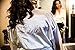 Satin Bride Robe with Rhinestones - Bridal White