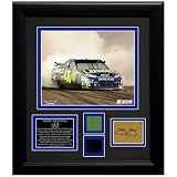 Jimmie Johnson Signed Photograph - FRAMED 08 PHOENIX8x10CARDTIREFLAG