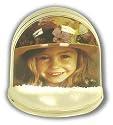 This Snow Globe Has a Dry Center Slot For Photos Or Other Decorations (Lot/3)